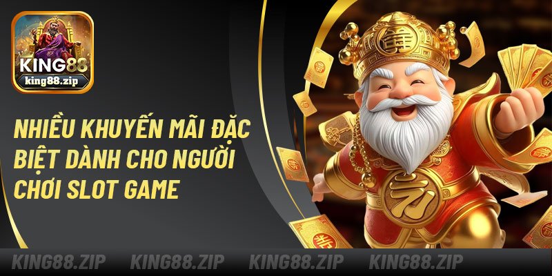 Nhiều khuyến mãi đặc biệt dành cho người chơi slot game