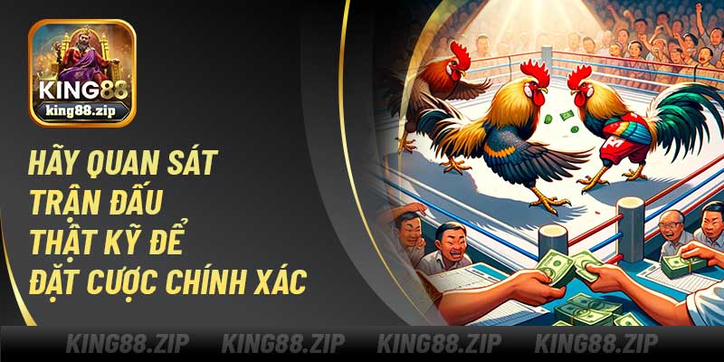 Hãy quan sát trận đấu thật kỹ để đặt cược chính xác